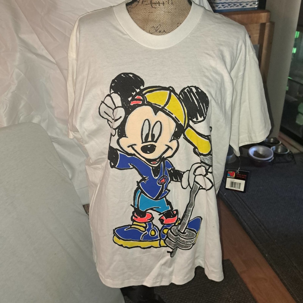NWT- White Mickey Night Shirt or bathing Suit Cover up OS